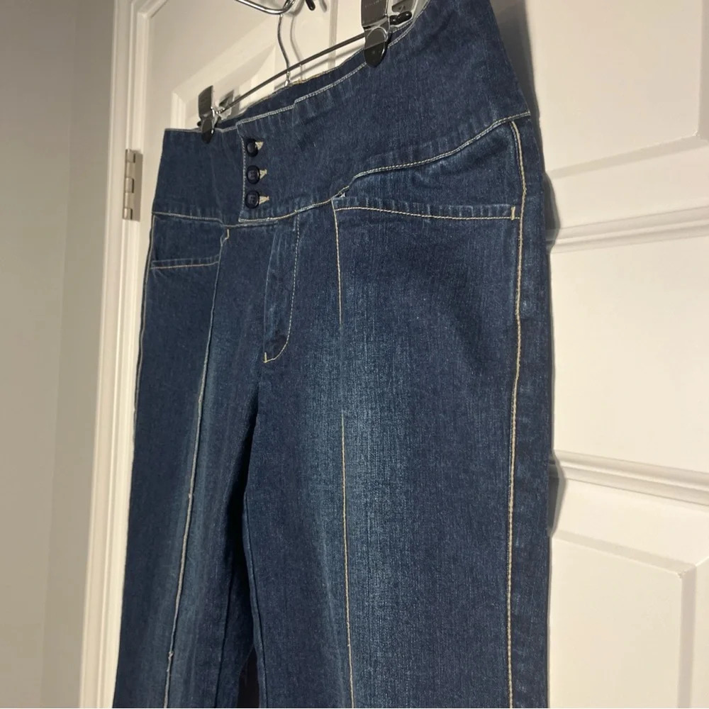 Marithe Francois Girbaud Dark Blue Women Jeans - Picture 8 of 14